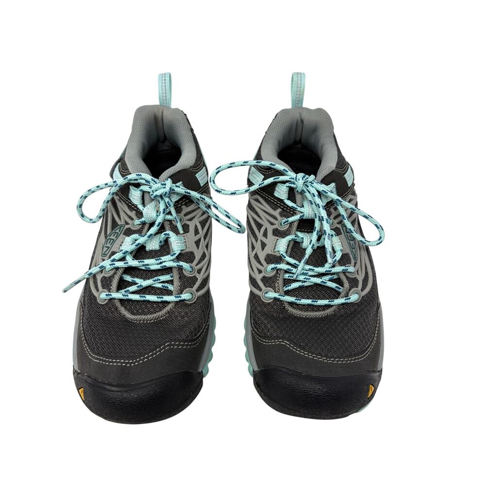 KEEN women's Saltzman sneakers 7.5 EU 38 hiking gorpcore grey mint 1014517